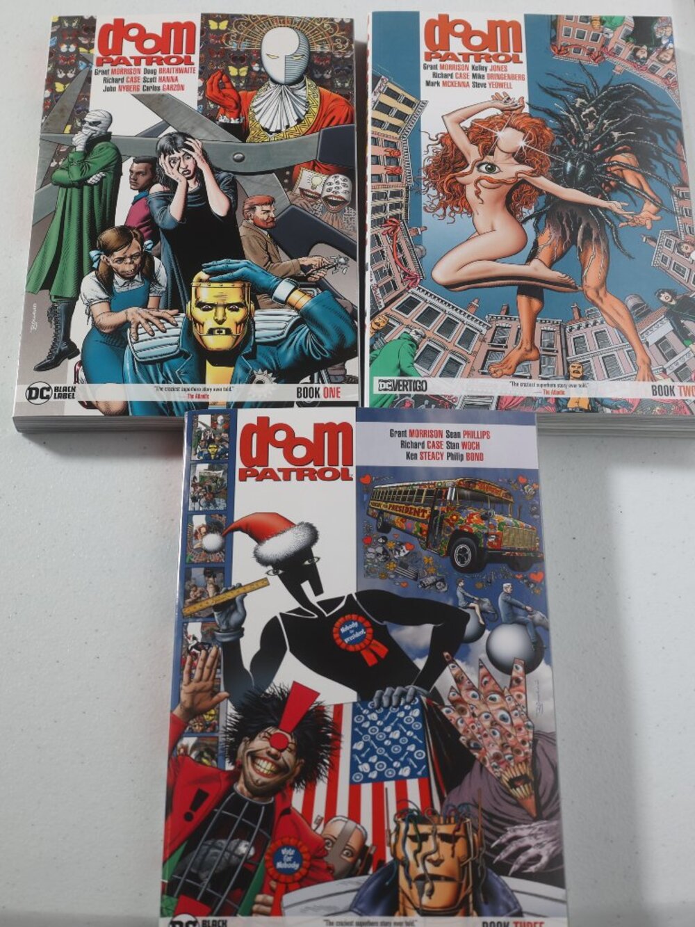 Doom Patrol By Grant Morrison Complete Run TPB 1-3 Brand New